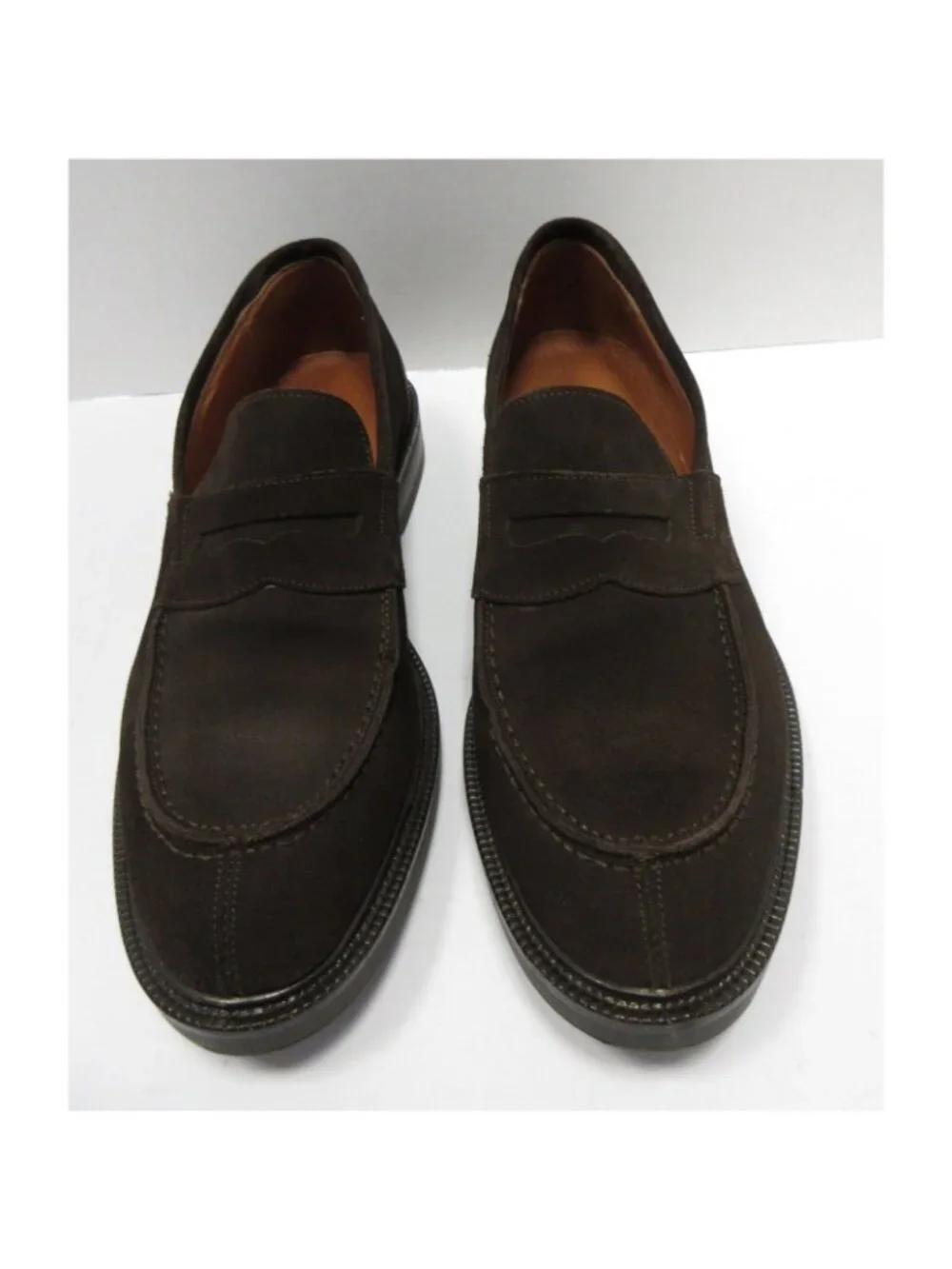 Banana Republic Shoes 10 D Loafer Penny Suede Slip On Italy Made NEW